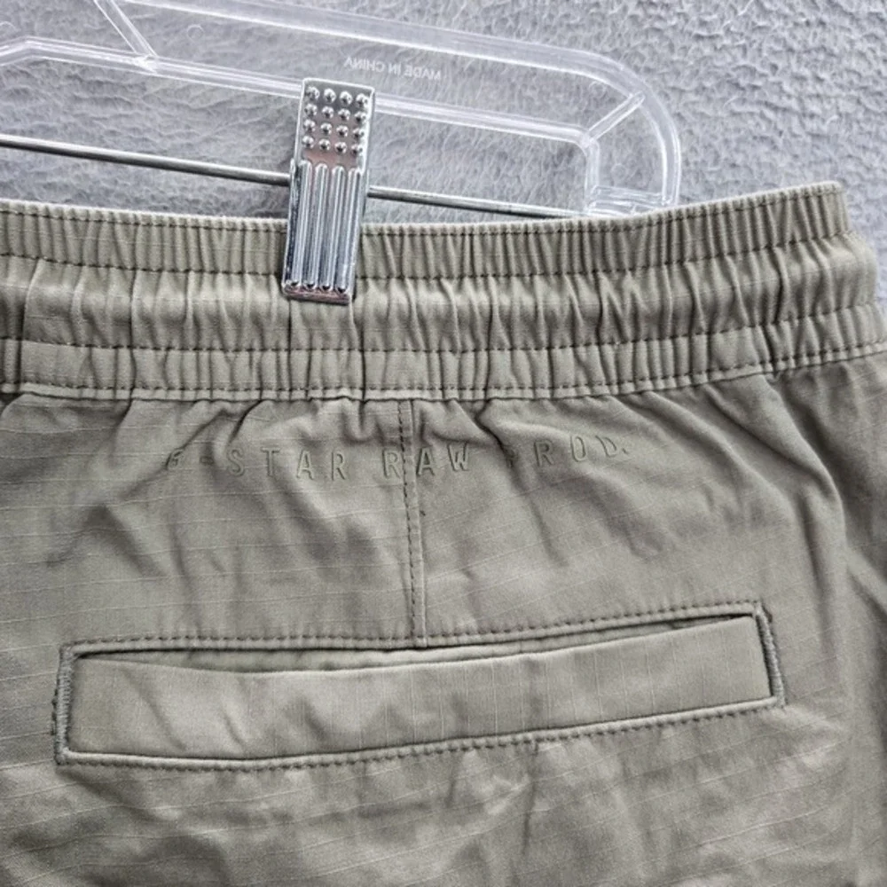 G-Star Raw Men Shorts‎ 36 Green Cargo SPORT TRAINER SHORT Logo READ